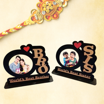 Customized Wooden Photo Frame Table Top| RAKSHA BANDHAN SPECIAL