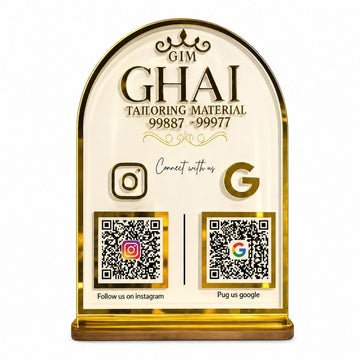 Premium Acrylic QR Standee