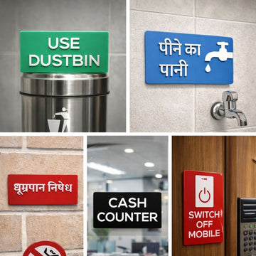 Signage Boards | 3D ACRYLIC Signs| PRINTDEER GWALIOR 360
