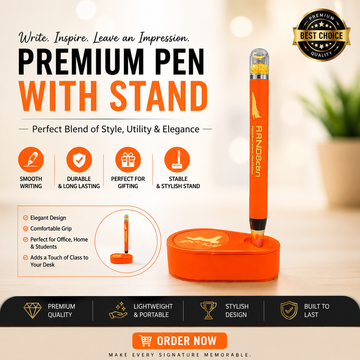 Magnetic Pen Holder | Custom Branding - Heavy Duty Metal Material