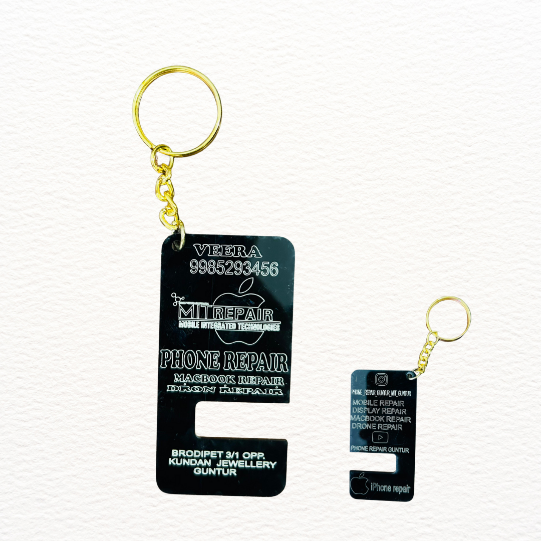 CUSTOM KEYCHAINS |PHONE STAND SHAPE KEYCHAINS  | HD QUALITY