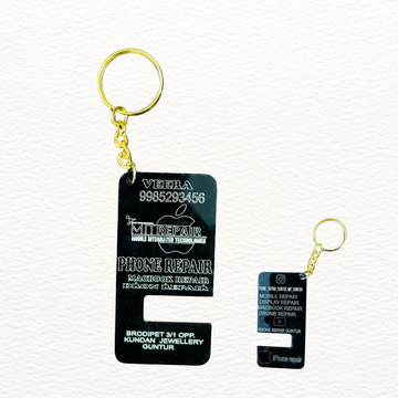CUSTOM KEYCHAINS |PHONE STAND SHAPE KEYCHAINS  | HD QUALITY